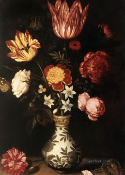 Bosschaert Ambrosius Flowers in China Vase Oil Paintings